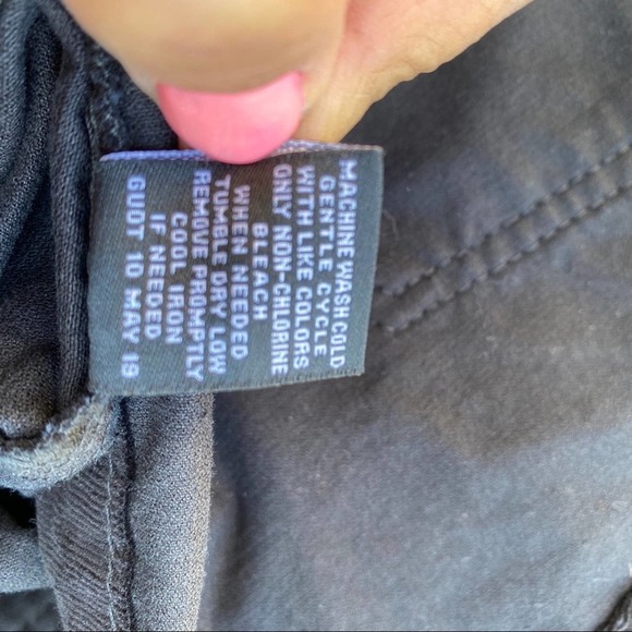 Vanilla Star Black Midi Corduroy Overall Skirt Jumper Size 3* - Picture 6 of 7